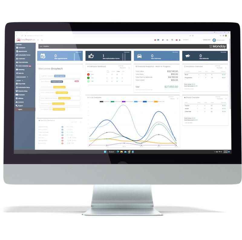 EasyRepair Dashboard