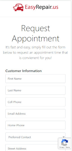 Appointment form